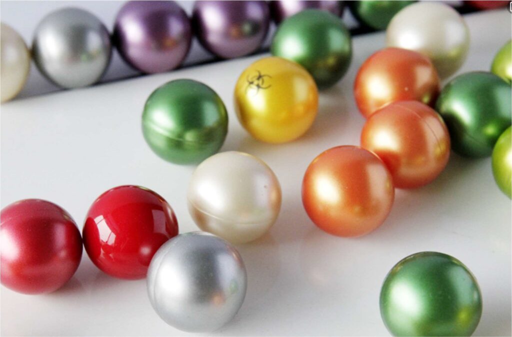 Gelatin paint balls